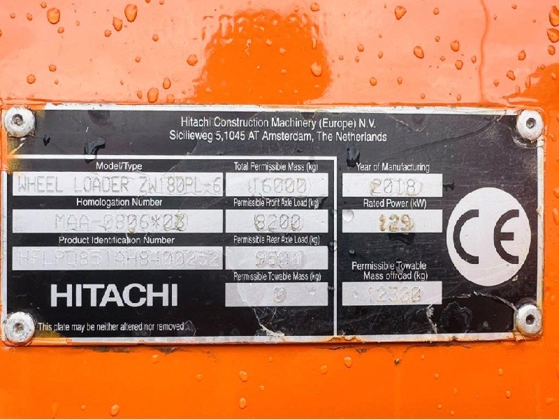 HITACHI ZW180PL-6